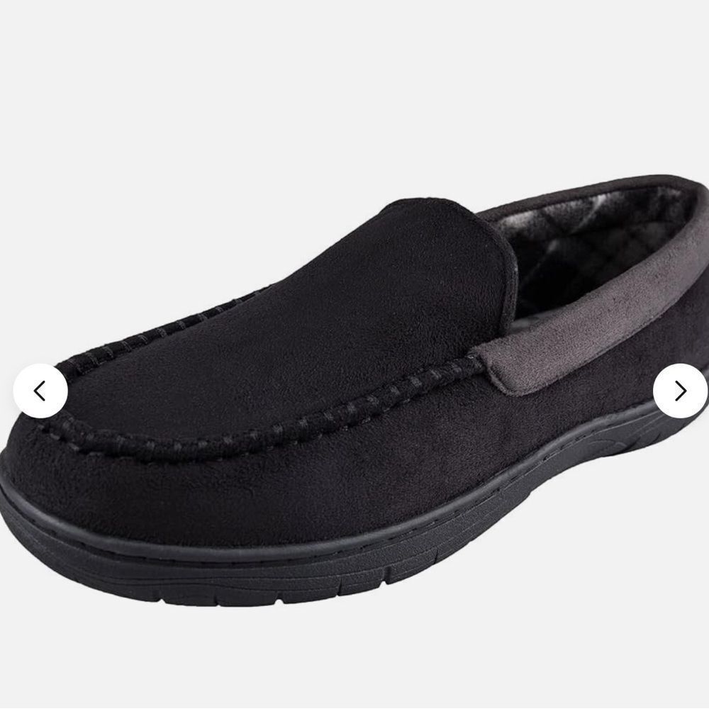 Haggar Men's Black Loafers